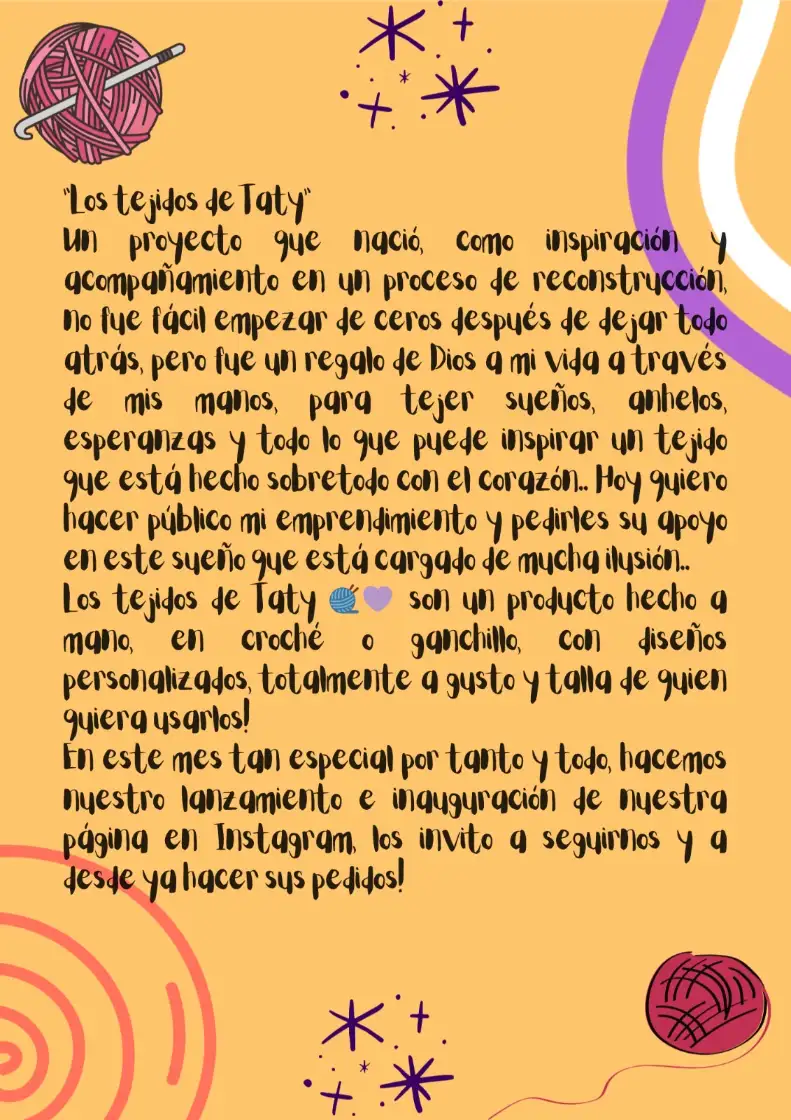 Historia del Proyecto Los Tejidos de Taty